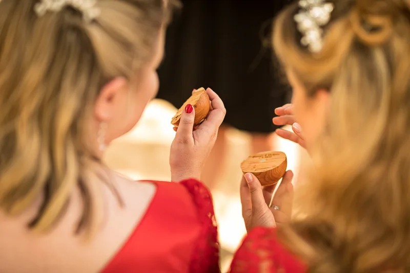 Hochzeit Frankfurt Botschaft – Detail der Trauringe