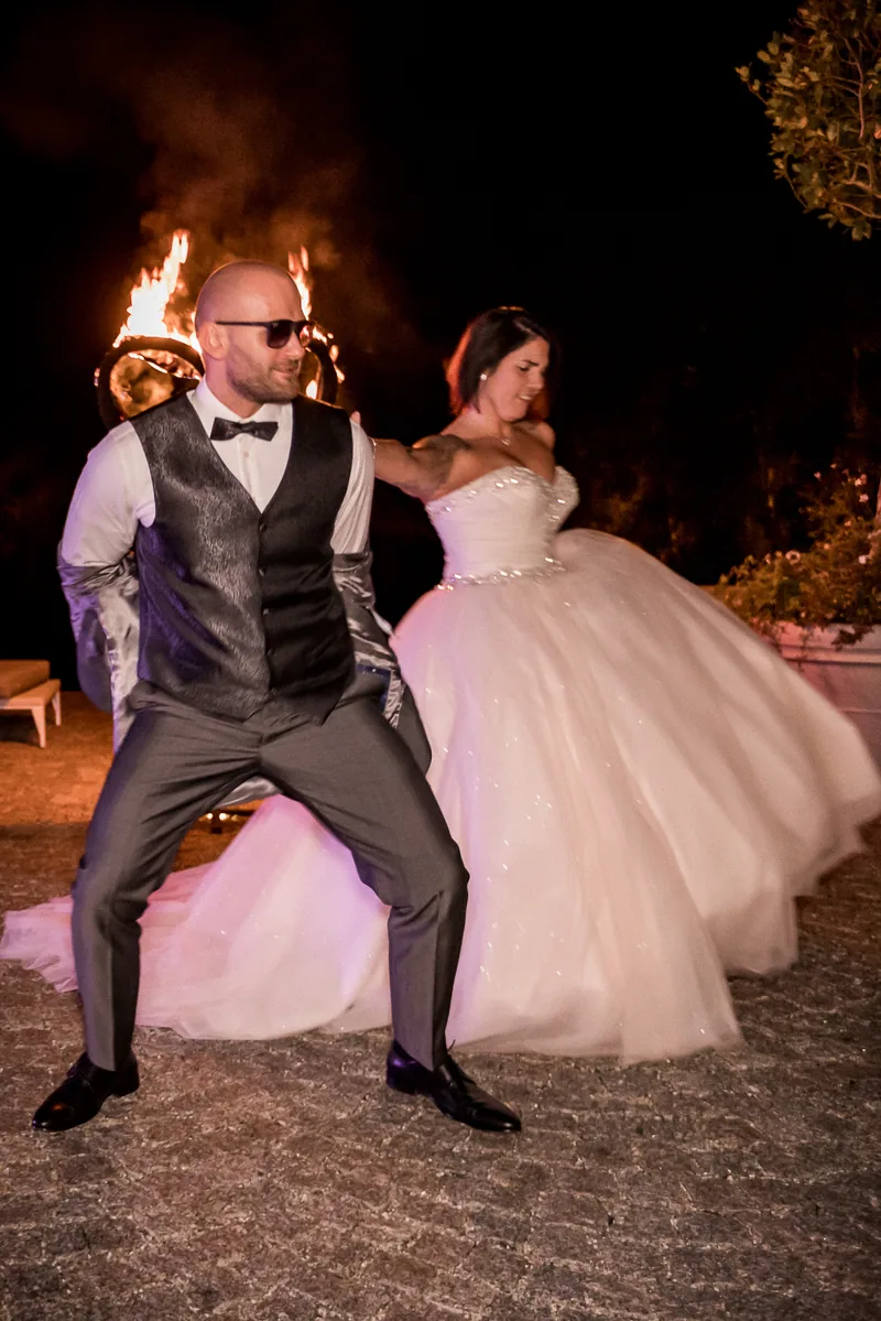 Hochzeit auf dem Hohen Darsberg – Brautpaar mit Blick ins Neckartal