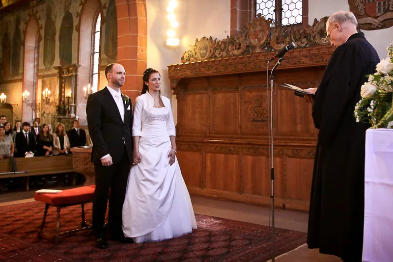 Hochzeit Wiesbaden Jagdschloss Platte – Brautstrauß im Schloss