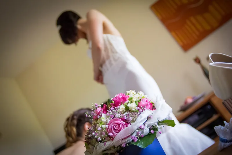 Blankenburg Harz Hochzeit – Sektempfang im Park